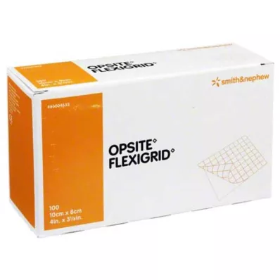 OPSITE Flexigrid transp. obloga za rane 8x10 cm sterilna, 100 kom
