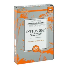 Cystus 052 Bio pastile za grlo medena pomaranča, 66 kos