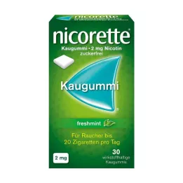 NICORETTE 2 mg žvečilni gumi freshmint, 30 kos