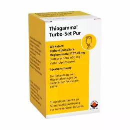 THIOGAMMA Turbo Set Pur Stekleničke za injiciranje, 50 ml