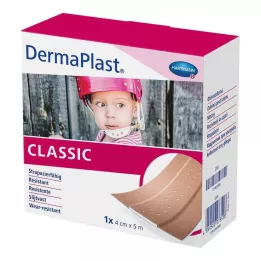DERMAPLAST CLASSIC Obliž za rane 4 cmx5 m, 1 kos