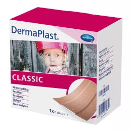 DERMAPLAST CLASSIC Obliž za rane 6 cmx5 m, 1 kos