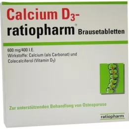 CALCIUM D3-ratiopharm šumeče tablete, 20 kom