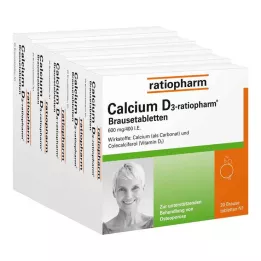CALCIUM D3-ratiopharm šumeče tablete, 100 kos