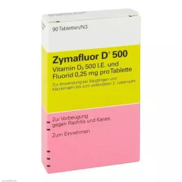 ZYMAFLUOR D 500 tablet, 90 kos