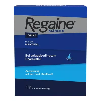 REGAINE Raztopina za moške, 3X60 ml