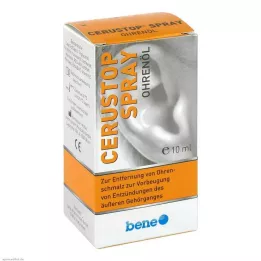 CERUSTOP Ušesno olje v spreju, 10 ml