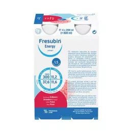 FRESUBIN ENERGY DRINK Steklenička za pitje Strawberry 6X4X200 ml
