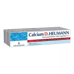 CALCIUM D3 Heumann šumeče tablete 600 mg/400 i.e., 40 kos