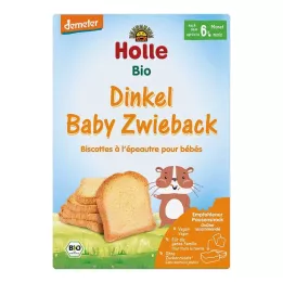HOLLE Bio otroški pirin prepečenec, 200 g