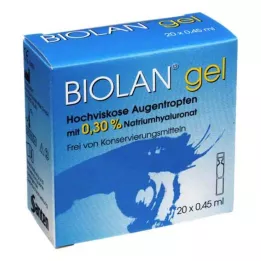 BIOLAN Gel kapljice za oči, 20X0,45 ml