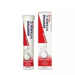 ADDITIVA Vitamin C Blood Orange šumeče tablete, 20 kom