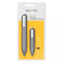 BIO-H-TIN Set steklenih pilic za nohte, 1 kos
