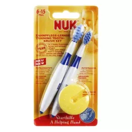 NUK Set za učenje nege zob, pretisni omot, 2 kosa