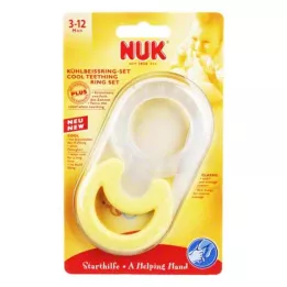 NUK Set hladilnih zobnih obročkov, 2 kosa