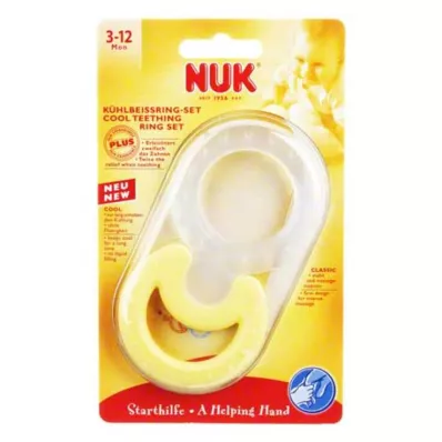 NUK Set hladilnih zobnih obročkov, 2 kosa