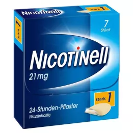 NICOTINELL 21 mg/24-urni obliž 52,5 mg, 7 kos