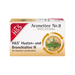 H&S Čaj proti kašlju in bronhijem N filter vrečke, 20X2,0 g