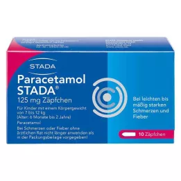 PARACETAMOL STADA 125 mg svečke, 10 kosov