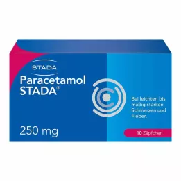 PARACETAMOL STADA 250 mg svečke, 10 kosov