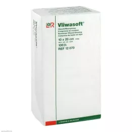 VLIWASOFT Komprese iz netkanega tekstila 10x20 cm nesterilne 4l., 100 kos