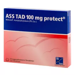 ASS TAD 100 mg protect gastrorezistentne filmsko obložene tablete, 50 kos