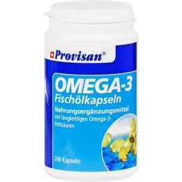 PROVISAN Omega-3 ribje olje kapsule, 240 kosov