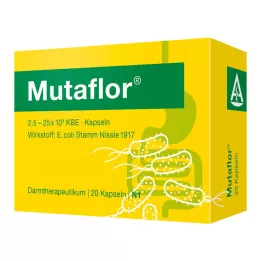 MUTAFLOR gastrorezistentne trde kapsule, 20 kos