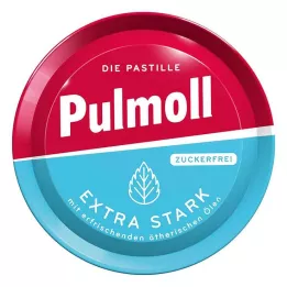 PULMOLL Ekstra močni bonboni brez sladkorja, 50 g