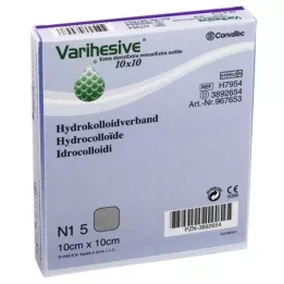 VARIHESIVE ekstra tanka 10x10 cm HKV hydroactive, 5 kos