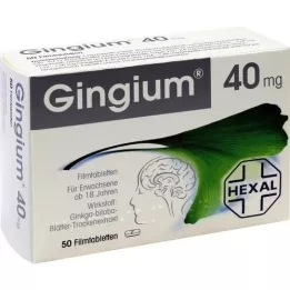 GINGIUM Filmsko obložene tablete, 50 kom