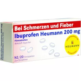 IBUPROFEN Heumann 200 mg filmsko obložene tablete, 20 kom