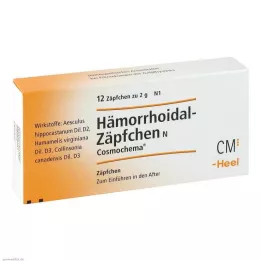 HÄMORRHOIDAL Svečke N Cosmochema, 12 kos