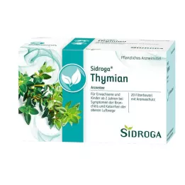 SIDROGA Filter vrečke timijanovega čaja, 20X1,6 g