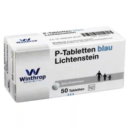 P TABLETTEN modra razmak 8 mm, 50 kos