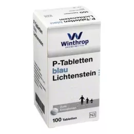 P TABLETTEN modra razmak 8 mm, 100 kos