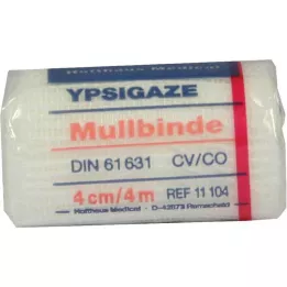 YPSIGAZE Gaza povoj 4 cm x 4 m, 1 kos
