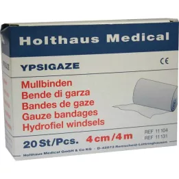 YPSIGAZE Gaza povoj 4 cm x 4 m, 20 kos
