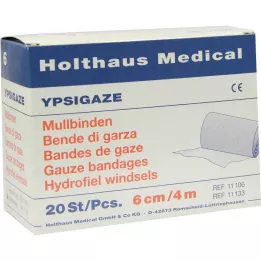 YPSIGAZE Gaza povoj 6 cmx4 m, 20 kos