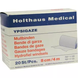 YPSIGAZE Gaza povoj 8 cmx4 m, 20 kos