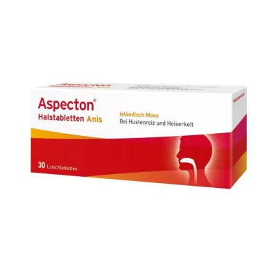 ASPECTON Pastile za grlo, 30 kos