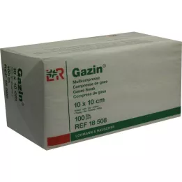 GAZIN Gaza komp. 10x10 cm nesterilna 16-kratna, 100 kom
