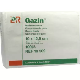 GAZIN Gaza komp. 10x12,5 cm nesterilna 12-kratna operacija, 100 kos