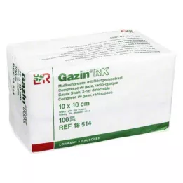 GAZIN Gaza komp. 10x10 cm nesterilna 12-kratna RK, 100 kom