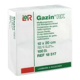 GAZIN Gaza komp. 10x20 cm nesterilna 12-kratna RK, 100 kom