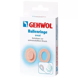GEHWOL Obročki za kroglice ovalni, 6 kom