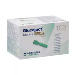 GLUCOJECT Lancete PLUS 33 G, 100 kos