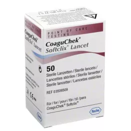 COAGUCHEK Lanceta Softclix, 50 kos