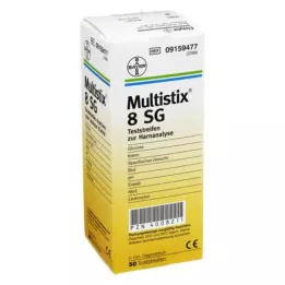 MULTISTIX 8 SG testnih lističev, 50 kos