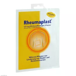 RHEUMAPLAST 4,8 mg zdravilni obliž, 2 kos